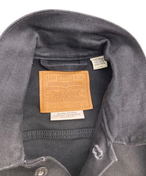 LEVI'S PReMIUM（リーバイス プレミアム）LEVI'S PReMIUM (リーバイスプレミアム) ブラックデニムジャケット ブラック サイズ:Sの古着・服飾アイテム