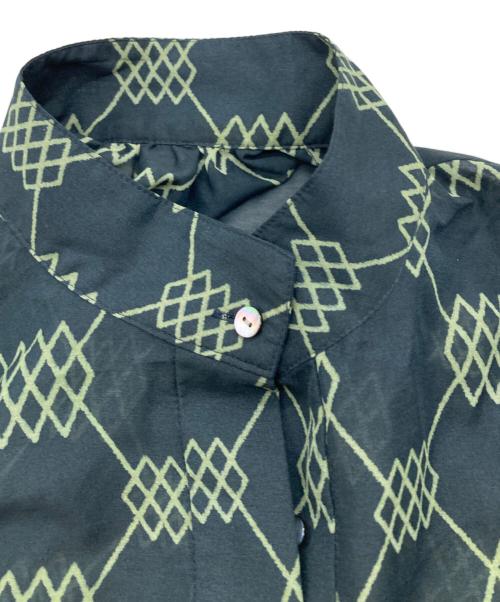 styling/（スタイリング）styling/ (スタイリング) MULHOUSE プリーツラッフルワンピース ブルー×ネイビー 未使用品の古着・服飾アイテム