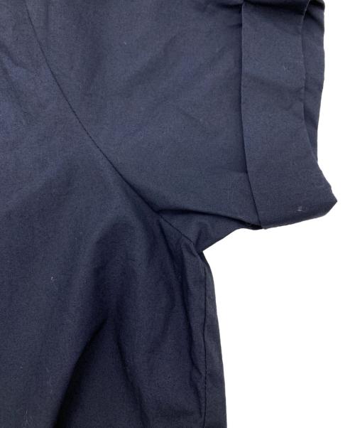 mizuiro-ind（ミズイロインド）mizuiro-ind (ミズイロインド) バンドカラーシャツサロペット ネイビー サイズ:FREEの古着・服飾アイテム