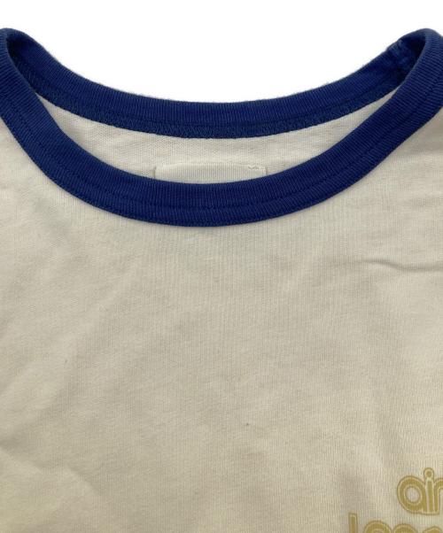 Aime Leon Dore（エメ レオン ドレ）Aime Leon Dore (エメ レオン ドレ) トリムTシャツ アイボリー×ブルー サイズ:Lの古着・服飾アイテム