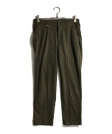 AOURE（アウール）の古着「PT MALPENSA PLEATS」｜カーキ