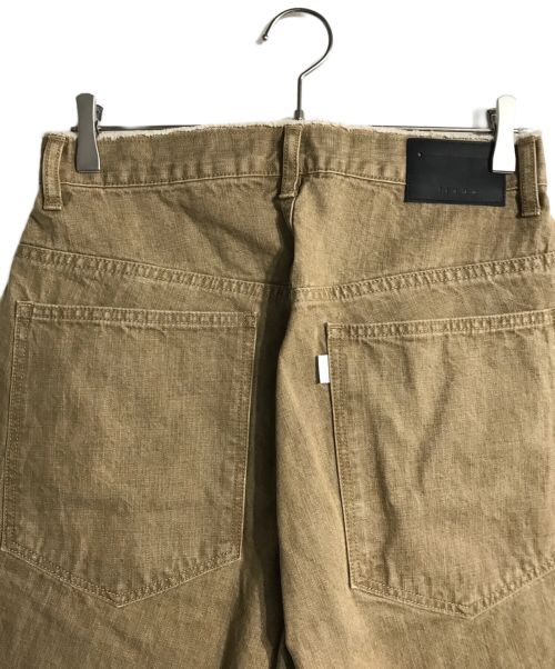 jieda（ジエダ）Jieda (ジエダ) USED 3D BAGGY DENIM ベージュ サイズ:1の古着・服飾アイテム