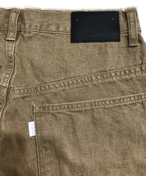 jieda（ジエダ）Jieda (ジエダ) USED 3D BAGGY DENIM ベージュ サイズ:1の古着・服飾アイテム