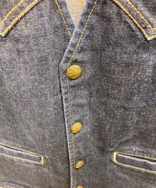 CALEE（キャリー）CALEE (キャリー) デニムベスト インディゴ サイズ:Mの古着・服飾アイテム