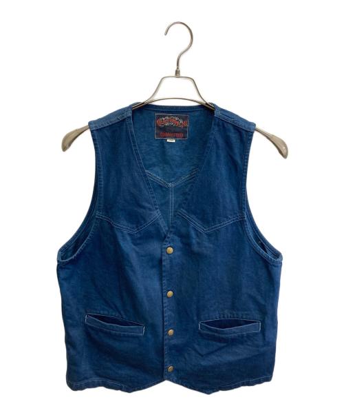 CALEE（キャリー）CALEE (キャリー) デニムベスト インディゴ サイズ:Lの古着・服飾アイテム