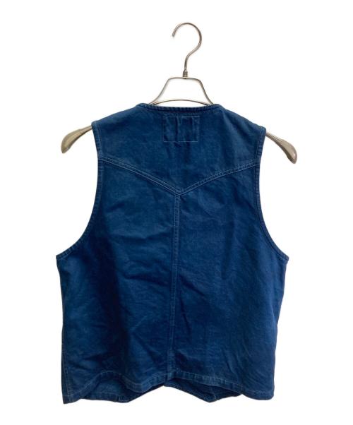 CALEE（キャリー）CALEE (キャリー) デニムベスト インディゴ サイズ:Lの古着・服飾アイテム