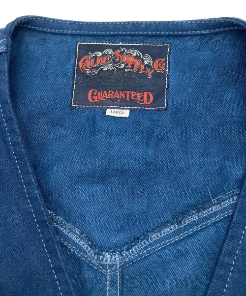 CALEE（キャリー）CALEE (キャリー) デニムベスト インディゴ サイズ:Lの古着・服飾アイテム