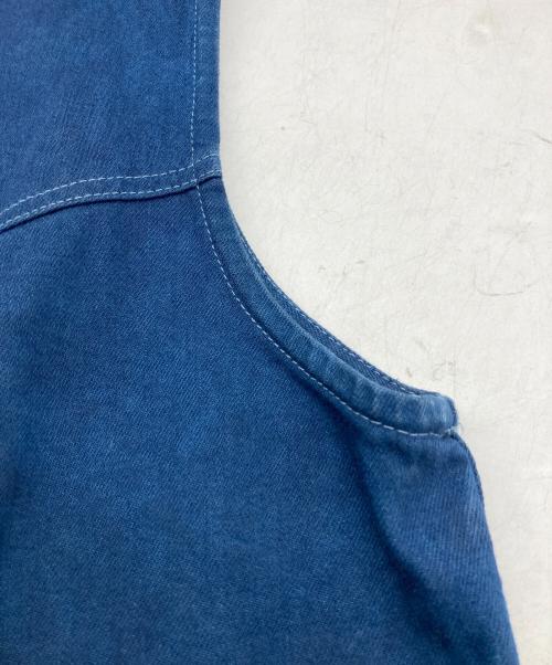 CALEE（キャリー）CALEE (キャリー) デニムベスト インディゴ サイズ:Lの古着・服飾アイテム