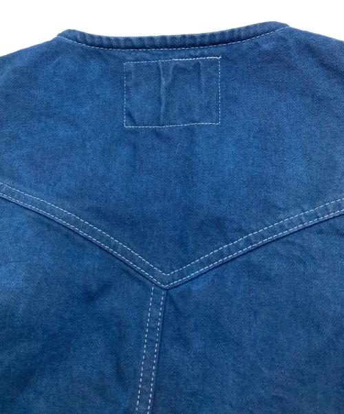 CALEE（キャリー）CALEE (キャリー) デニムベスト インディゴ サイズ:Lの古着・服飾アイテム