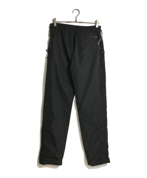WHITE MOUNTAINEERING（ホワイトマウンテ二アニング）WHITE MOUNTAINEERING (ホワイトマウンテ二アニング) TAFFETA DRAWSTRING SHIRRING PANTS ブラック サイズ:1の古着・服飾アイテム