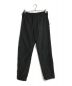 WHITE MOUNTAINEERING（ホワイトマウンテ二アニング）の古着「TAFFETA DRAWSTRING SHIRRING PANTS」｜ブラック