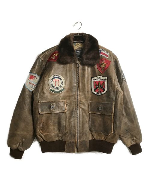 古着（フルギ）古着 (フルギ) TYPE G-1 フライトジャケット ブラウン サイズ:XXLの古着・服飾アイテム