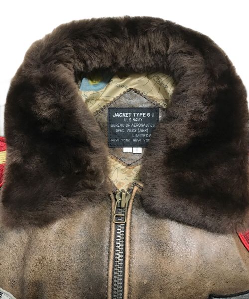 古着（フルギ）古着 (フルギ) TYPE G-1 フライトジャケット ブラウン サイズ:XXLの古着・服飾アイテム