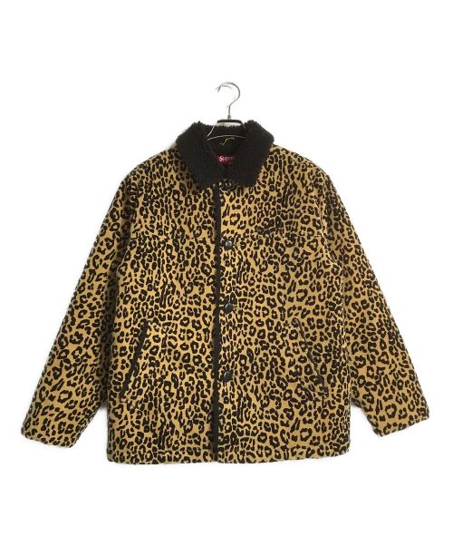 SUPREME（シュプリーム）SUPREME (シュプリーム) Kindermann Uncut Corduroy Car Coat ベージュ×ブラック サイズ:Sの古着・服飾アイテム