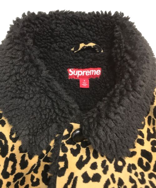 SUPREME（シュプリーム）SUPREME (シュプリーム) Kindermann Uncut Corduroy Car Coat ベージュ×ブラック サイズ:Sの古着・服飾アイテム