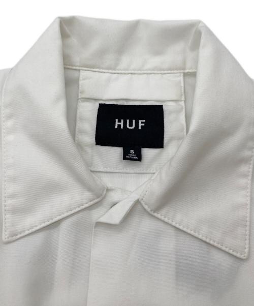 HUF（ハフ）HUF (ハフ) DBC WORK SHIRT ホワイト サイズ:Sの古着・服飾アイテム