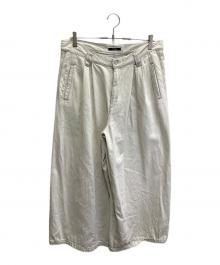 JOURNAL STANDARD（ジャーナルスタンダード）の古着「ビッグタックデニム」｜ホワイト