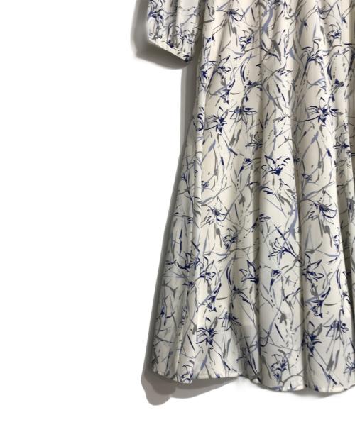 NOLLEY'S sophi（ノーリーズソフィー）NOLLEY'S sophi (ノーリーズソフィー) 線描きアートプリントワンピース アイボリー サイズ:38 未使用品の古着・服飾アイテム