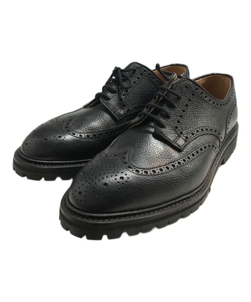Crockett & Jones（クロケット＆ジョーンズ）Crockett & Jones (クロケット＆ジョーンズ) PEMBROKE/フルブローグ シューズ ブラック サイズ:71/2 Eの古着・服飾アイテム