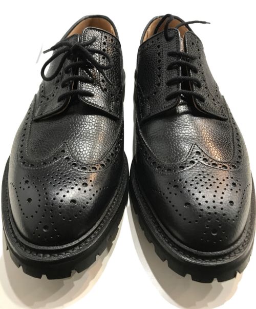 Crockett & Jones（クロケット＆ジョーンズ）Crockett & Jones (クロケット＆ジョーンズ) PEMBROKE/フルブローグ シューズ ブラック サイズ:71/2 Eの古着・服飾アイテム