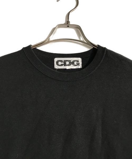 CDG/good design shop（シーディージー）CDG/good design shop (シーディージー) CDGロゴプリントスウェット ブラック サイズ:XLの古着・服飾アイテム