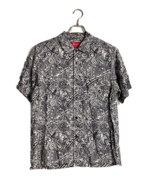 SUPREME（シュプリーム）Supreme (シュプリーム) 23SS Dollar S/S Shirt/半袖シャツ ホワイト×ブラック サイズ:Sの古着・服飾アイテム