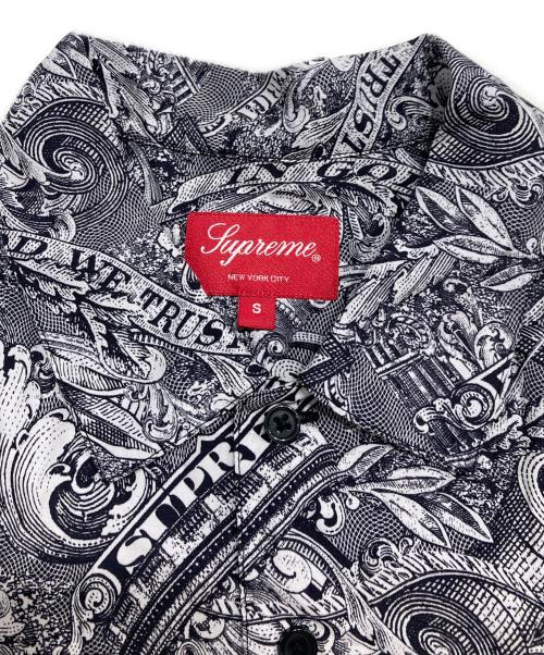 SUPREME（シュプリーム）Supreme (シュプリーム) 23SS Dollar S/S Shirt/半袖シャツ ホワイト×ブラック サイズ:Sの古着・服飾アイテム