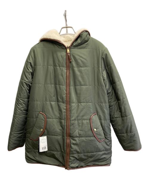 LAUREN RALPH LAUREN（ローレンラルフローレン）LAUREN RALPH LAUREN (ローレンラルフローレン) リバーシブルボアコート カーキ サイズ:Sの古着・服飾アイテム