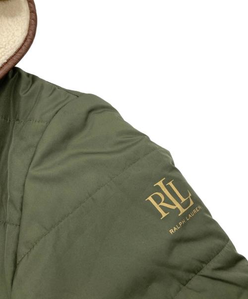 LAUREN RALPH LAUREN（ローレンラルフローレン）LAUREN RALPH LAUREN (ローレンラルフローレン) リバーシブルボアコート カーキ サイズ:Sの古着・服飾アイテム