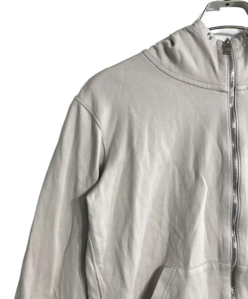 lucien pellat-finet（ルシアン・ペラフィネ）lucien pellat-finet (ルシアン・ペラフィネ) バックスカルジップパーカー ベージュ サイズ:Sの古着・服飾アイテム