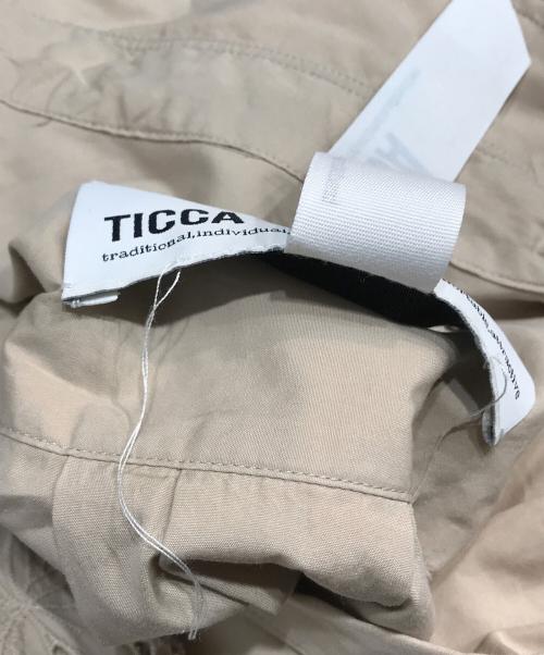 ticca（ティッカ）TICCA (ティッカ) コットンレースパフスリーブシャツ ベージュ サイズ:FREEの古着・服飾アイテム