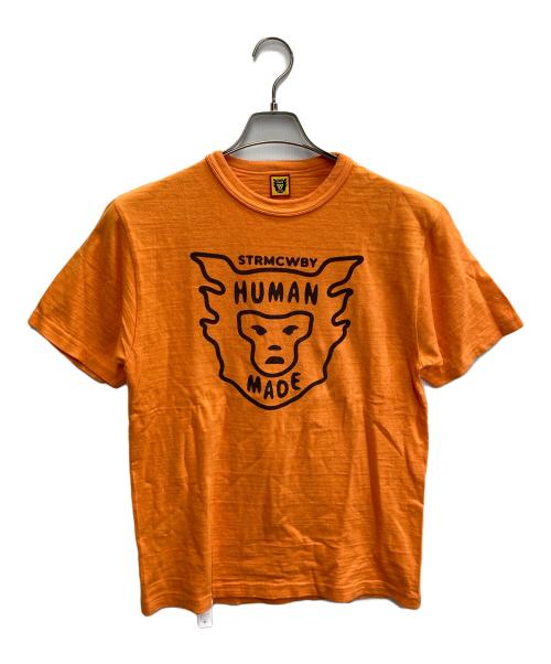HUMAN MADE（ヒューマンメイド）HUMAN MADE (ヒューマンメイド) STRMCWBY COLOR TEE オレンジ サイズ:Mの古着・服飾アイテム