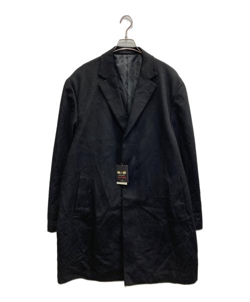 B&T CLUB（ビーアンドティー クラブ）B&T CLUB (ビーアンドティー クラブ) カシミヤコート ブラック サイズ:4L 未使用品の古着・服飾アイテム
