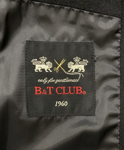 B&T CLUB（ビーアンドティー クラブ）B&T CLUB (ビーアンドティー クラブ) カシミヤコート ブラック サイズ:4L 未使用品の古着・服飾アイテム
