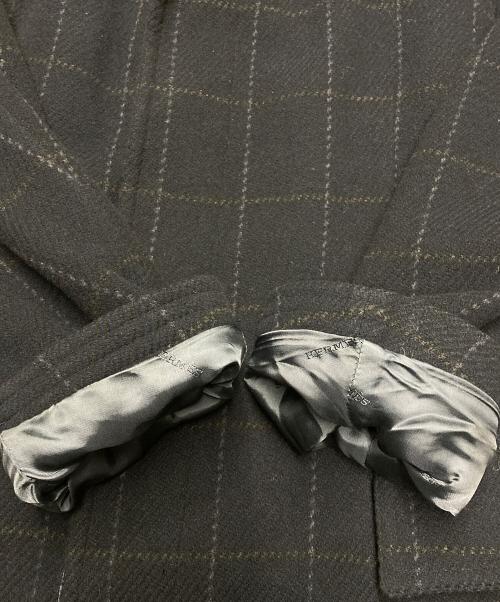 HERMES（エルメス）HERMES (エルメス) カシミヤ混チェスターコート ネイビー サイズ:52の古着・服飾アイテム
