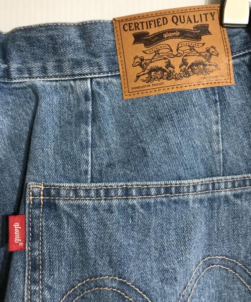 glamb（グラム）glamb (グラム) Extra Baggy Denim インディゴ サイズ:SMALL 未使用品の古着・服飾アイテム