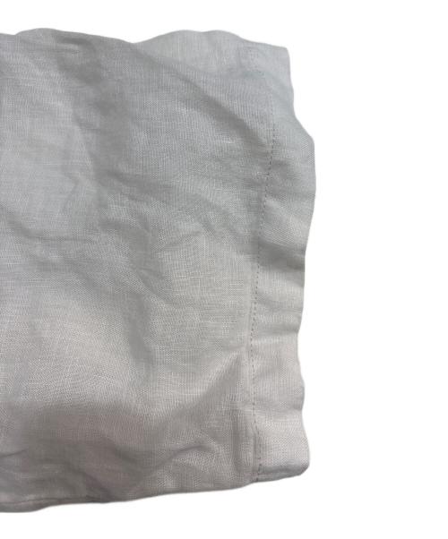 nest Robe（ネストローブ）nest Robe (ネストローブ) 半袖リネンオープンカラーシャツ ホワイト サイズ:FREEの古着・服飾アイテム