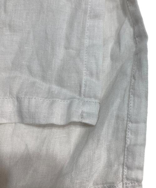nest Robe（ネストローブ）nest Robe (ネストローブ) 半袖リネンオープンカラーシャツ ホワイト サイズ:FREEの古着・服飾アイテム