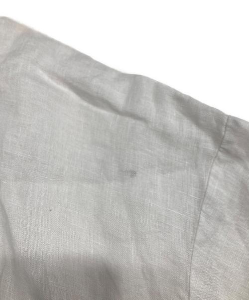 nest Robe（ネストローブ）nest Robe (ネストローブ) 半袖リネンオープンカラーシャツ ホワイト サイズ:FREEの古着・服飾アイテム