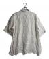 nest Robe (ネストローブ) 半袖リネンオープンカラーシャツ ホワイト サイズ:FREE：4000円