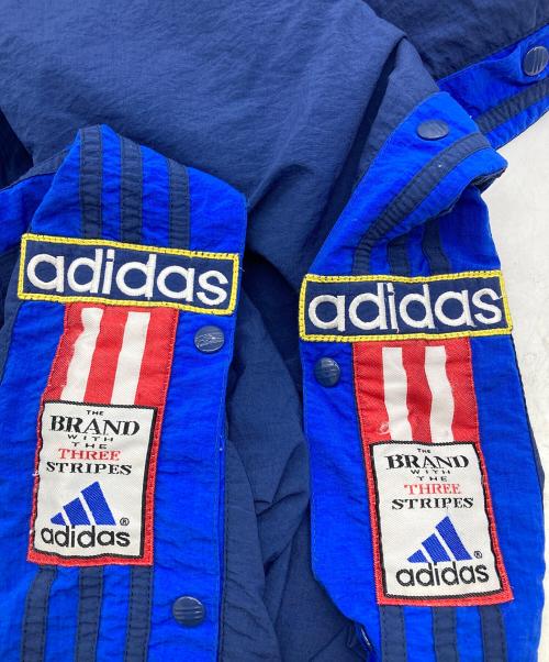 adidas（アディダス）adidas (アディダス) パフォーマンスロゴ90’Sナイロンパンツ ブルー サイズ:Lの古着・服飾アイテム