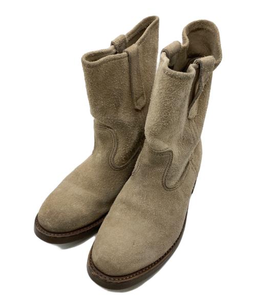 RED WING（レッドウィング）RED WING (レッドウィング) ペコスブーツ ベージュ サイズ:6の古着・服飾アイテム