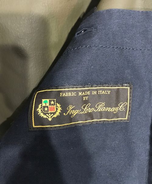 ASPESI（アスペジ）ASPESI (アスペジ) ウール ロロピアーナ製生地/フーデッドコート ネイビー サイズ:Mの古着・服飾アイテム