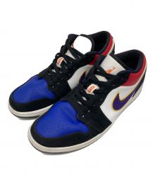 NIKE（ナイキ）の古着「AIR JORDAN 1 LOW "LAKERS TOP 3"」｜ブラック×ホワイト×ブルー