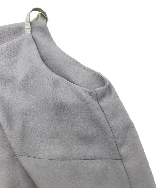 Kaene（カエン）Kaene (カエン) 配色レースエプロンワンピース ブルー サイズ:34の古着・服飾アイテム