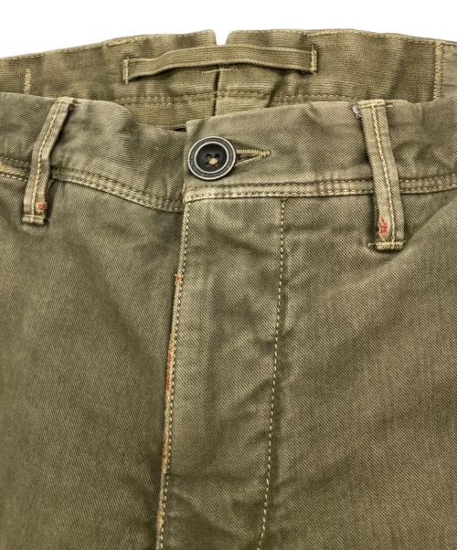 INCOTEX（インコテックス）INCOTEX (インコテックス) ヴィンテージ加工ワークパンツ オリーブ サイズ:81cm (W32)の古着・服飾アイテム