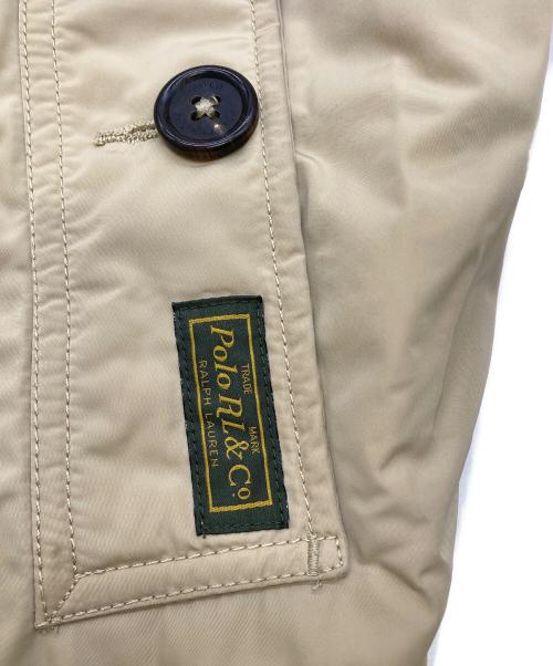 POLO RALPH LAUREN（ポロ・ラルフローレン）POLO RALPH LAUREN (ポロ・ラルフローレン) チンスト付き中綿ステンカラーコート ベージュ サイズ:Mの古着・服飾アイテム