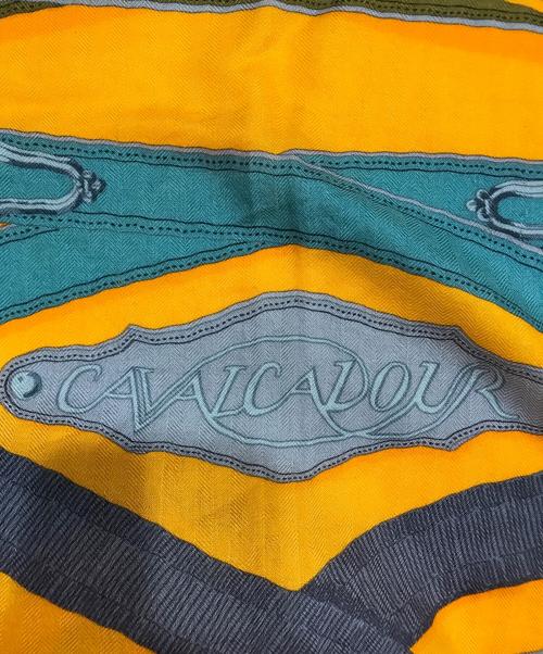 HERMES（エルメス）HERMES (エルメス) Cavalcadour カレ140 オレンジ サイズ:140の古着・服飾アイテム