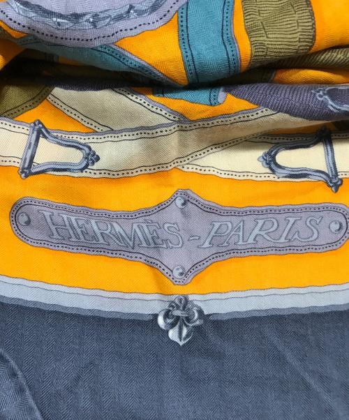 HERMES（エルメス）HERMES (エルメス) Cavalcadour カレ140 オレンジ サイズ:140の古着・服飾アイテム