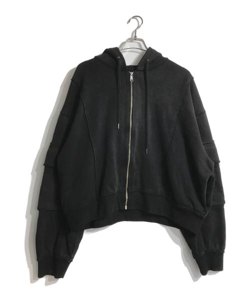 HARE（ハレ）HARE (ハレ) UNDERGROUNDMODEジップパーカー ブラック サイズ:Fの古着・服飾アイテム